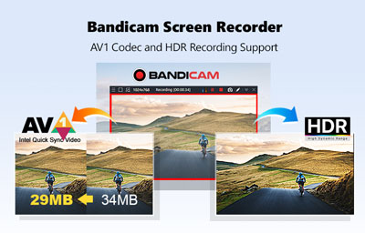 AV1 Codec, HDR recording