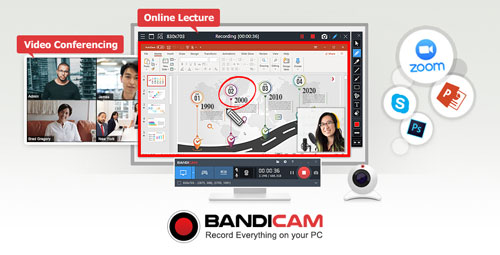 Bandicam Screen Recorder for teachers and students