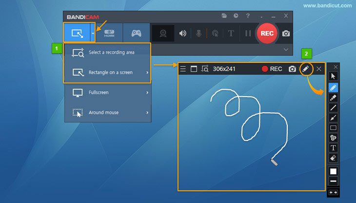 drawing tool for PC, draw on screen