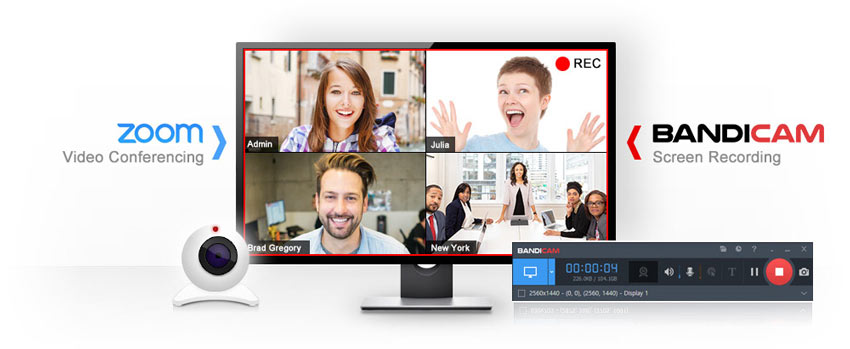 record zoom meetings with bandicam, screen recorder