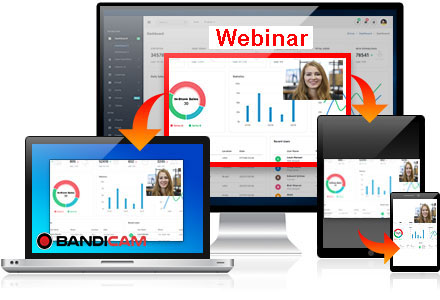 webinar, record webinar, Bandicam, webinar recorder, webinar recording software