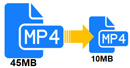 How to record a video with smaller file size