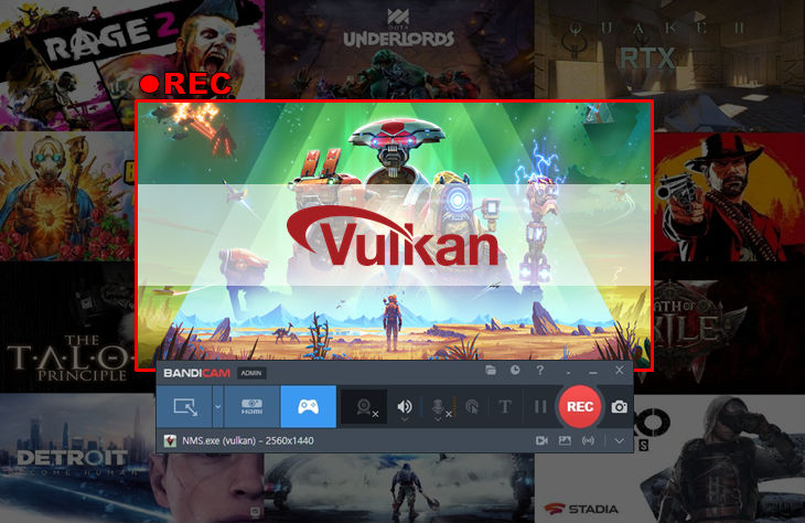 Vulkan Game Recorder, Vulkan game capture