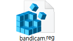 bandicam settings, save as a registry file