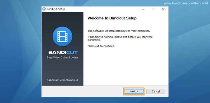 How to install Bandicut 02