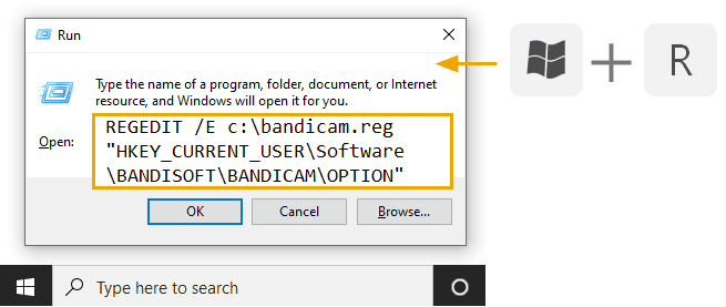 Export Bandicam settings