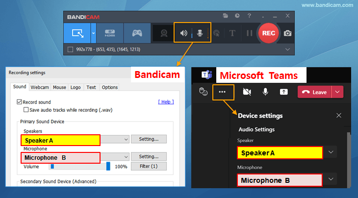 Record a Microsoft Teams Meeting with audio