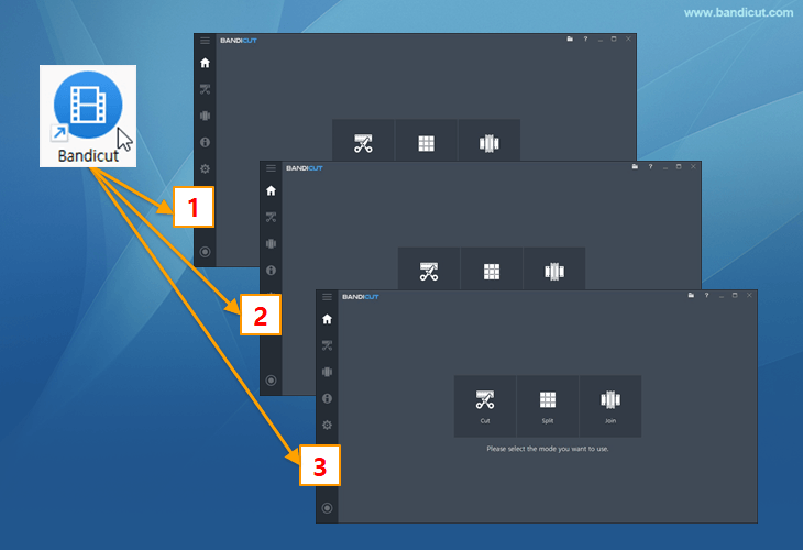 launch multiple Bandicam programs