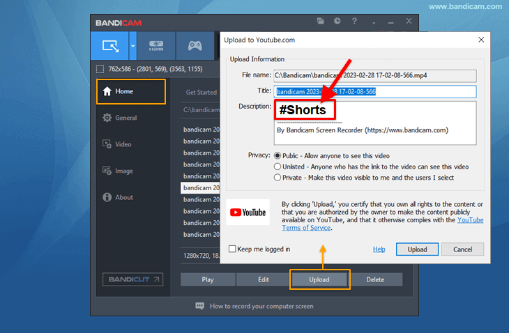 Upload YouTube Shorts from PC